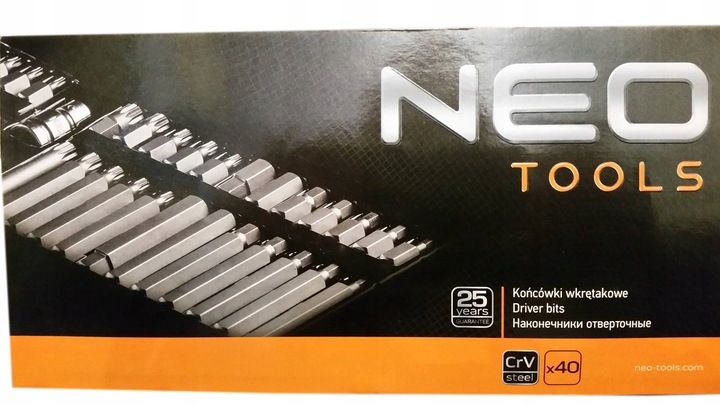 ZESTAW KLUCZE TORX SPLINE HEX IMBUS x40 NEO 06-107