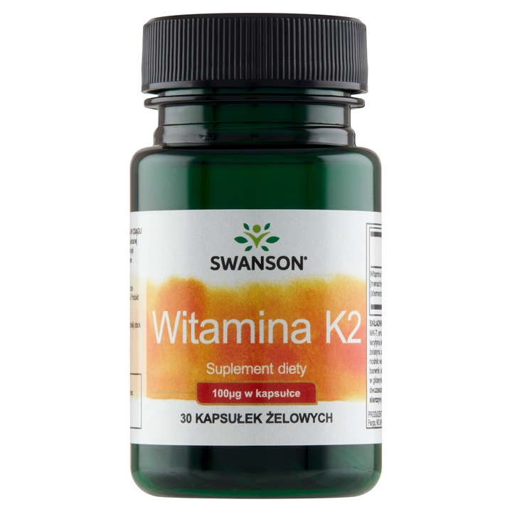 SWANSON WITAMINA K2 NATURALNA 100 mcg 30 kaps