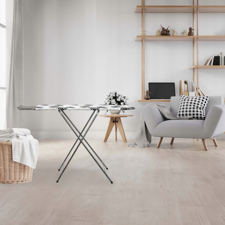 DESKA DO PRASOWANIA Z UCHWYTEM NA ŻELAZKO 100 X 30 STABILNA SKŁADANA