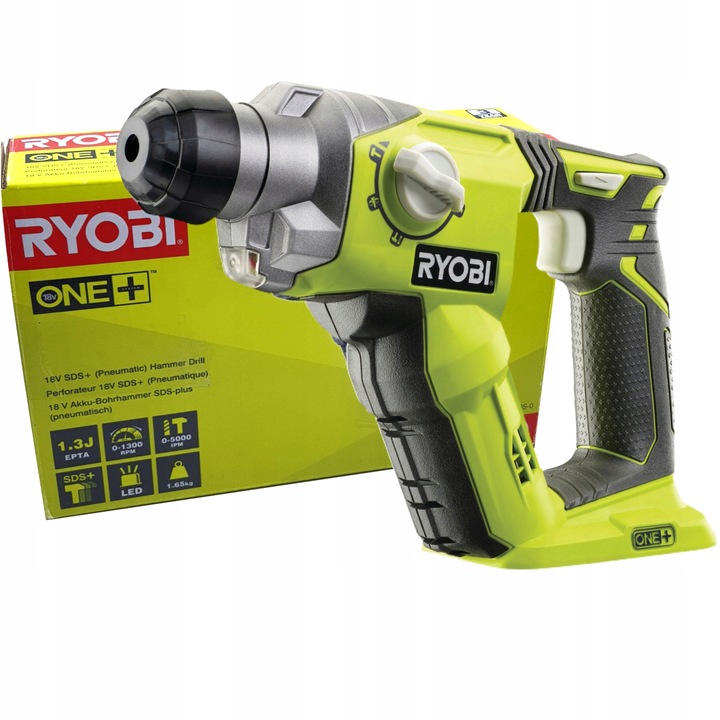 RYOBI AKUMULATOROWA MŁOTOWIERTARKA UDAROWA 18V SDS+ MŁOT R18SDS-0 SOLO
