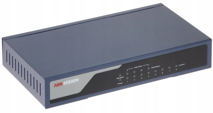 SWITCH HIKVISION DS-3E0310P-E/M 10 PORTÓW NIEBIESKI