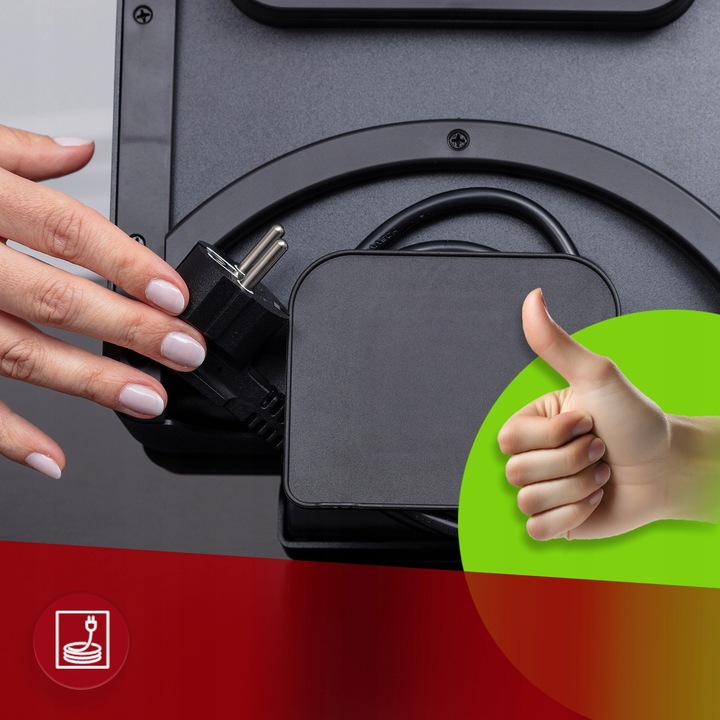 Gofrownica MPM mocna czarna 2 duże gofry MPM MGO-41/C 1600W