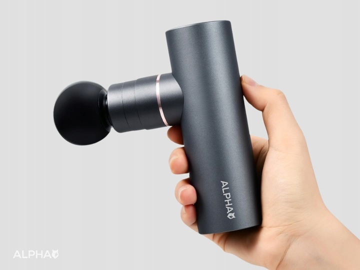 Pistolet do Masażu Alpha Pro TRYB AI 3x2000 mAh - Masażer do Pleców i Ciała