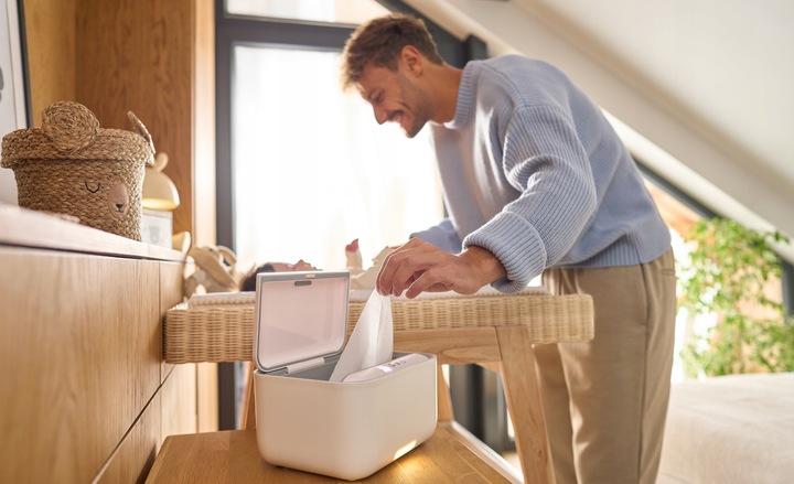 Podgrzewacz do chusteczek nawilżanych 3 poziomy pracy Lionelo BabyBliss