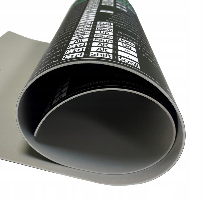 PODKŁADKA MATA BIURKO POD MYSZ DUŻA 82,6x35,1cm OFFICE EXCEL SKRÓTY PREMIUM