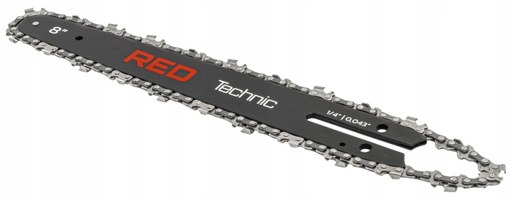 PROWADNICA DO PIŁY AKUMULATOROWEJ PILARKI 20CM 8" + 2X ŁAŃCUCH 1,4"