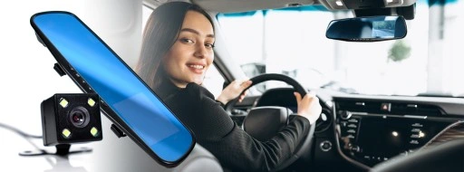 Wideorejestrator lusterko wsteczne microSD GRATIS