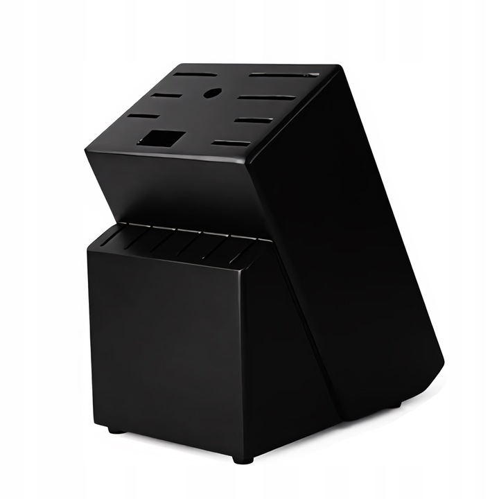 ZESTAW KOMPLET 16 NOŻY KUCHENNYCH STALOWYCH OSTRE W BLOKU STOJAK +