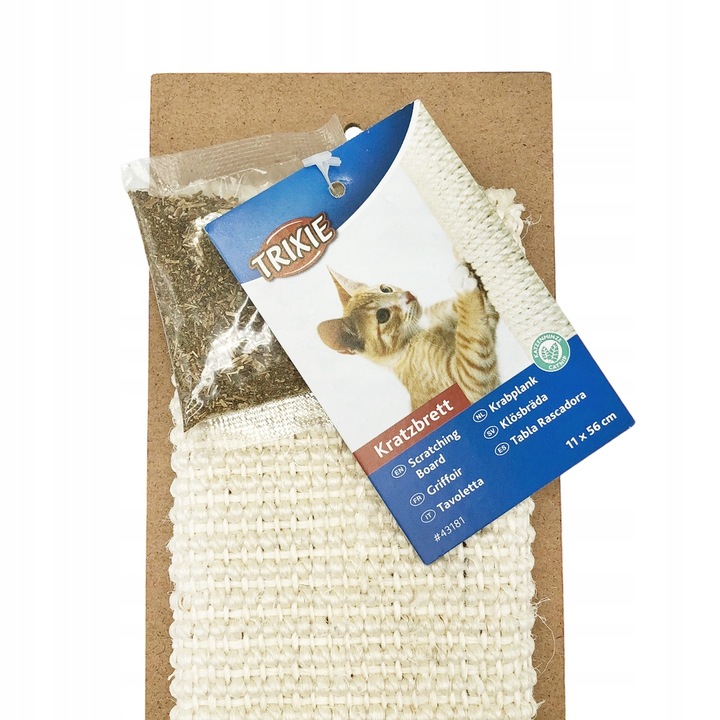 DRAPAK DLA KOTA NA ŚCIANĘ MEBLE DESKA DO DRAPANIA SIZAL KOCIMIĘTKA 56x11cm