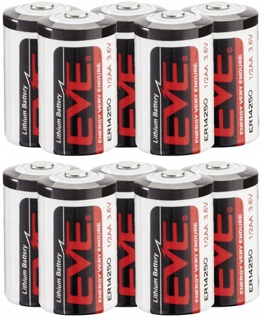 BATERIA LITOWA LS14250 ER14250 1/2 AA 3,6V x10