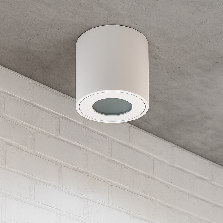 Oprawa Halogenowa sufitowa Natynkowa Tuba LED GU10 spot BIAŁA