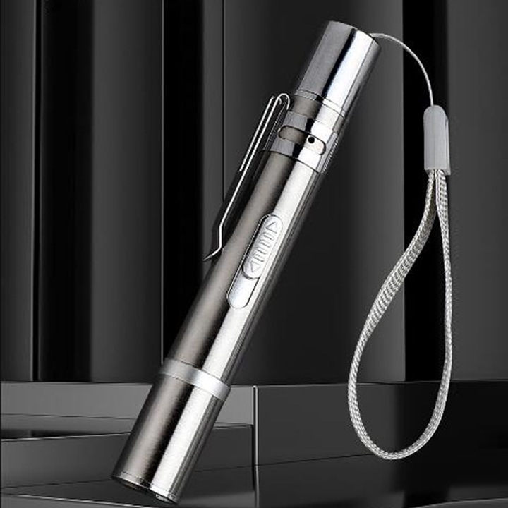 LASER WSKAŹNIK LASEROWY LATARKA ZABAWKA KOTA Ładowany przes USB Laser UV