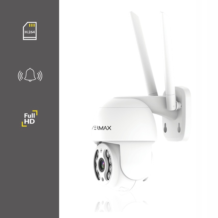 Kamera zewnętrzna OBROTOWA WiFi FULLHD 2MP Overmax
