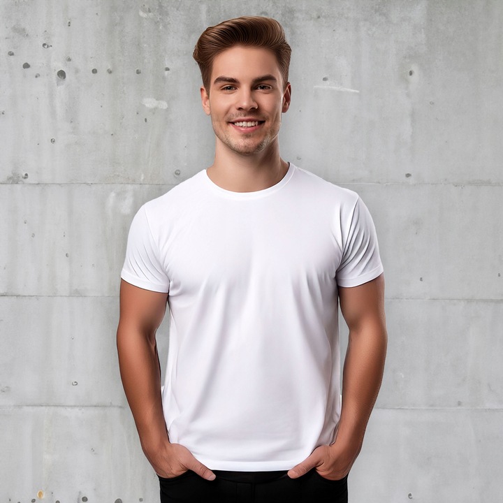 Koszulka męska T-SHIRT 100% bawełna oryginał MALFINI Classic New biała L