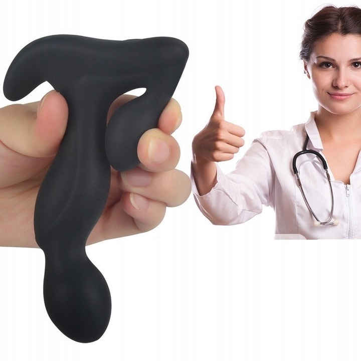 MASAŻER PROSTATY WIBRATOR KOREK ANALNY 3w1 USB