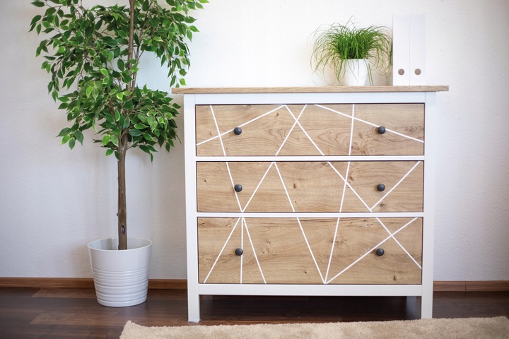 Okleina Imitująca Drewno Dąb Ribbec Folia Samoprzylepna PCV Odnowa