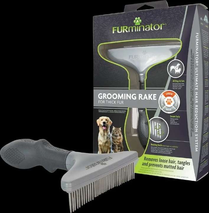 FURminator Szeroki grzebień do gęstej sierści