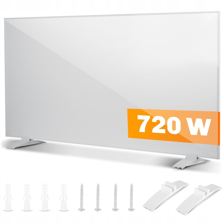 Grzejnik na podczerwień promiennik podczerwieni 720W BERDSEN + nogi