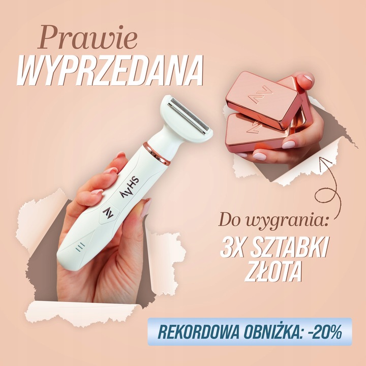 Shav Woman | Golarka Damska Maszynka do Golenia dla Kobiet Depilator