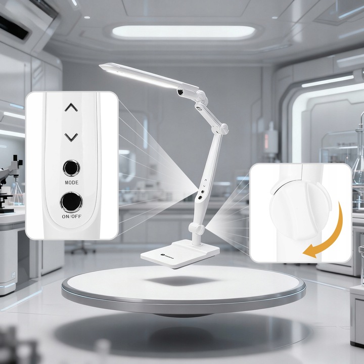 Lampka biurkowa Aigostar biały moc do 9 W