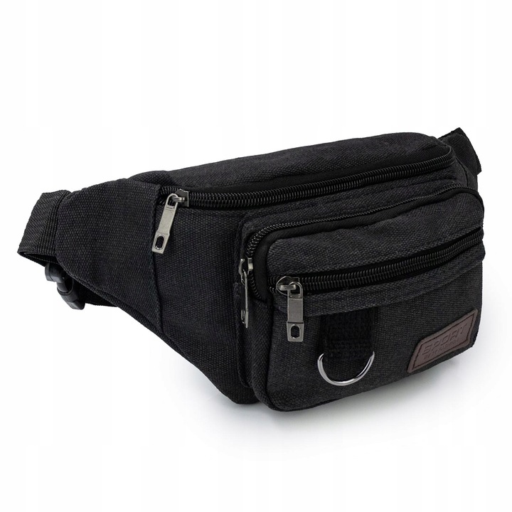 Alessio NERKA Torebka SASZETKA BIODRÓWKA męska POJEMNA z paskiem