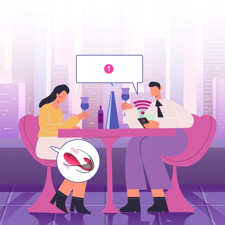 WIBRATOR STEROWANY APLIKACJĄ WIBRUJĄCE JAJKO APP