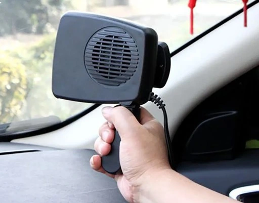 GRZEJNIK SAMOCHODOWY FARELKA NAGRZEWNICA DMUCHAWA NA SZYBE DO AUTA 12V 200W