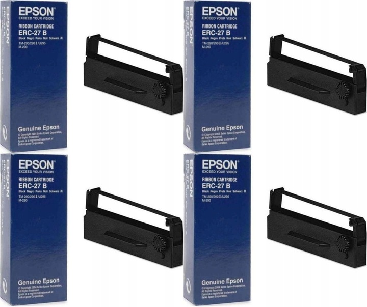 Kaseta Epson ERC 27 black czarny x4