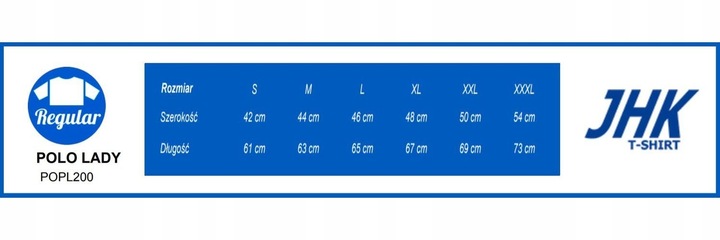 KOSZULKA POLO damska POLÓWKA bawełniana JHK POPL-200 fuksja FU r. M