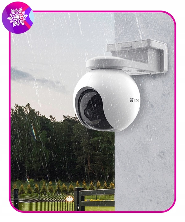 Kamera zewnętrzna z panelem solarnym obrotowa EZVIZ HB8 2K+ 4MP Kamera WiFi