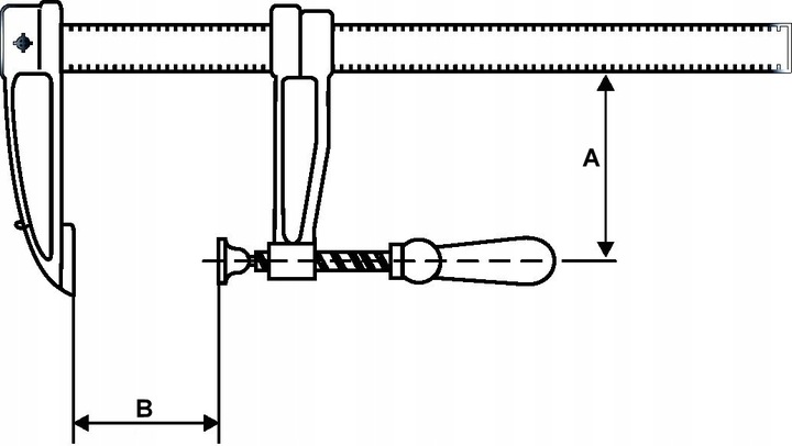 ŚCISK STOLARSKI 500x120MM