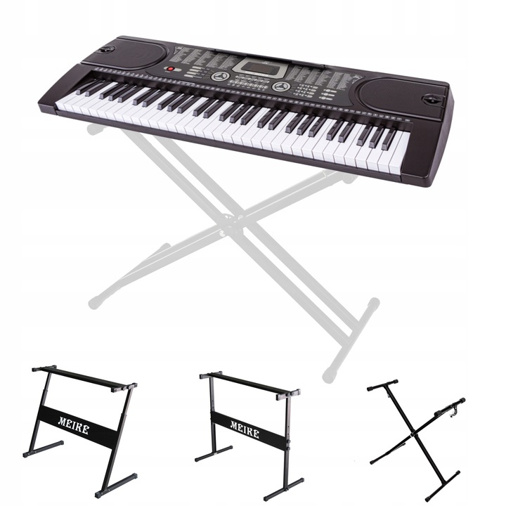 Keyboard Pianino MK-2089 61 klaw Mikrofon Statyw