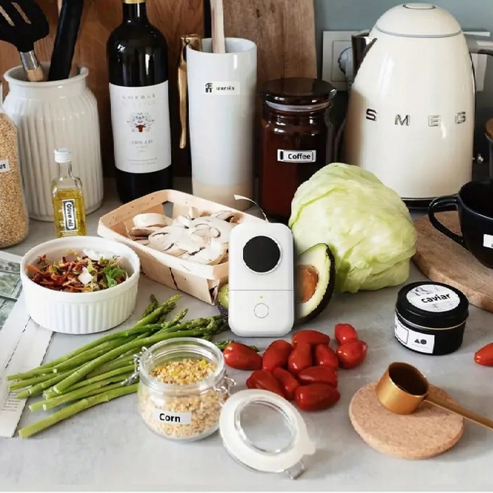 Mini drukarka Phomemo D30 etykiet samoprzylepnych taśma naklejki bluetooth