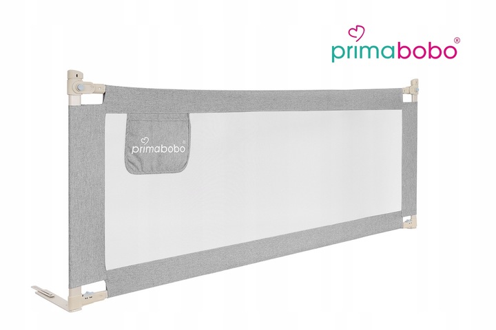 PRIMABOBO Barierka ochronna do łóżka CLASSIC 200cm dla dzieci WYSOKA