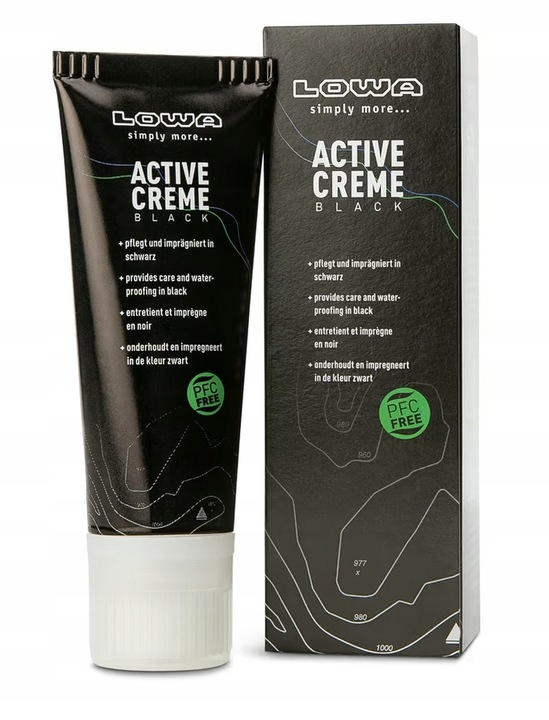 LOWA Impregnat do Skóry ACTIVE CREME Black 75ml