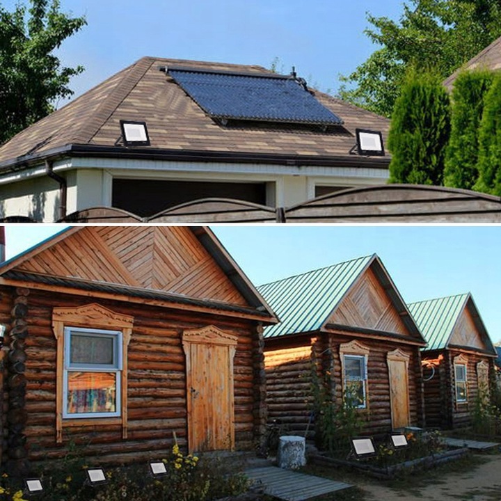 HALOGEN Naświetlacz LED z CZUJNIKIEM RUCHU SZKŁO HARTOWANE Lampa SLIM