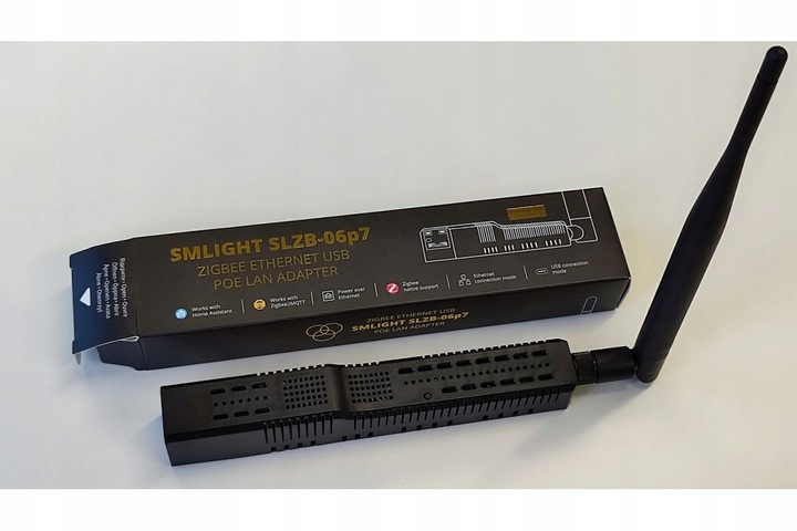 Adapter SLZB-06p7 Bramka Zigbee CC2652P7 Ethernet PoE USB LAN WIFI do