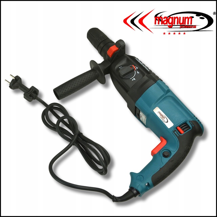 SDS Max Młotowiertarka: Udarowy Młot, Wiertarko-Wkrętarka| Magnum 2600 W