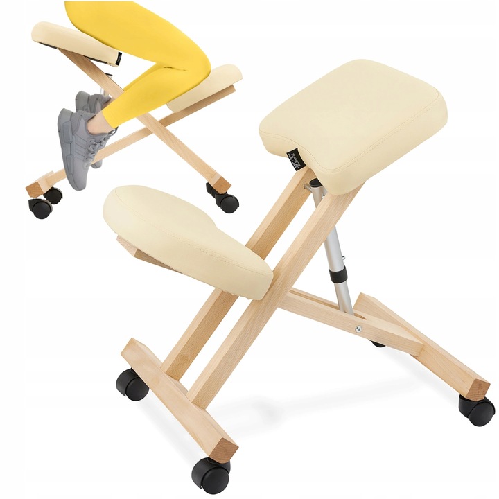 KLĘKOSIAD KLĘCZNIK KRZESŁO ERGONOMICZNE REGULOWANA WYSOKOŚĆ DO PRACY