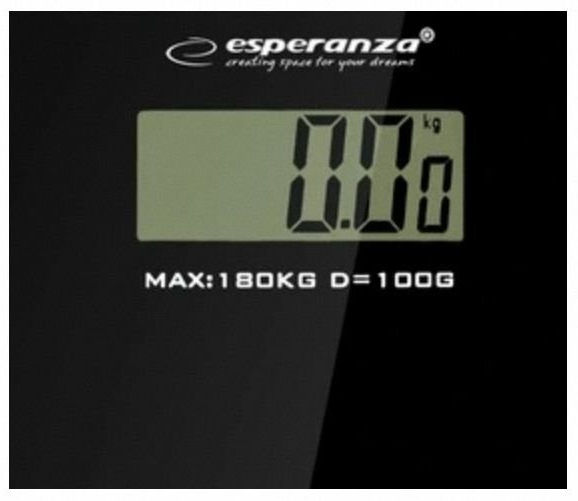 Elektoniczna WAGA ŁAZIENKOWA SZKŁO Slim 6mm LCD XL