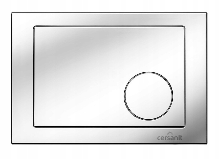 PRZYCISK SPŁUKUJĄCY CERSANIT LINK CHROM KÓŁKO