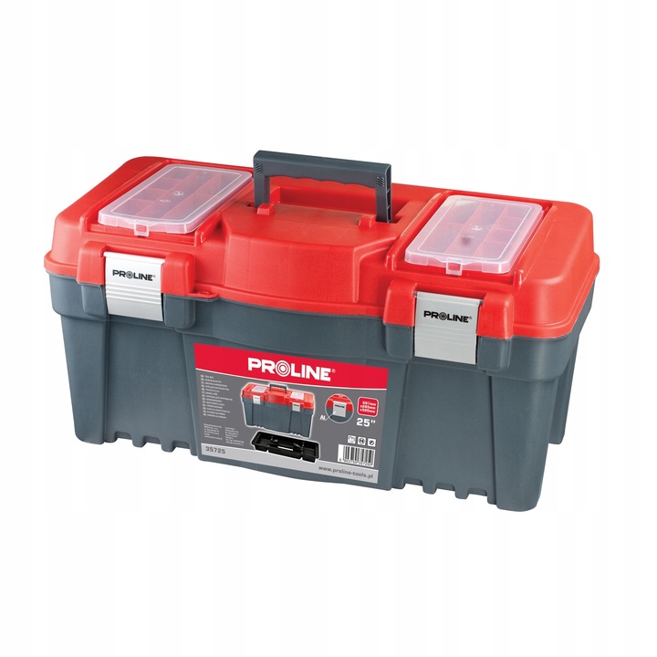 Narzędziowa skrzynka do przenoszenia aluminiowe zaczepy Proline