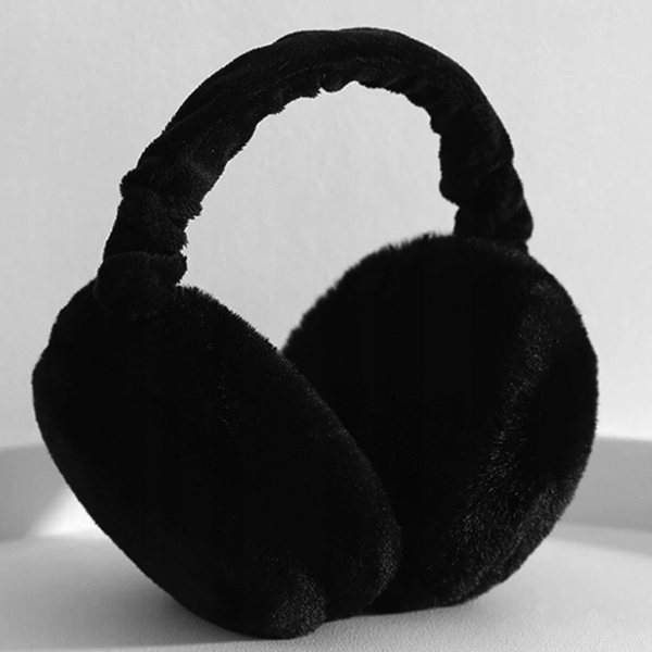 NAUSZNIKI ZIMOWE JESIENNE NA USZY CIEPŁE FUTERKO PLUSZOWE REGULOWANE