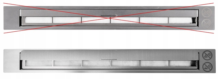 Zasuwa do regulacji ognia do biokominek 900x400mm