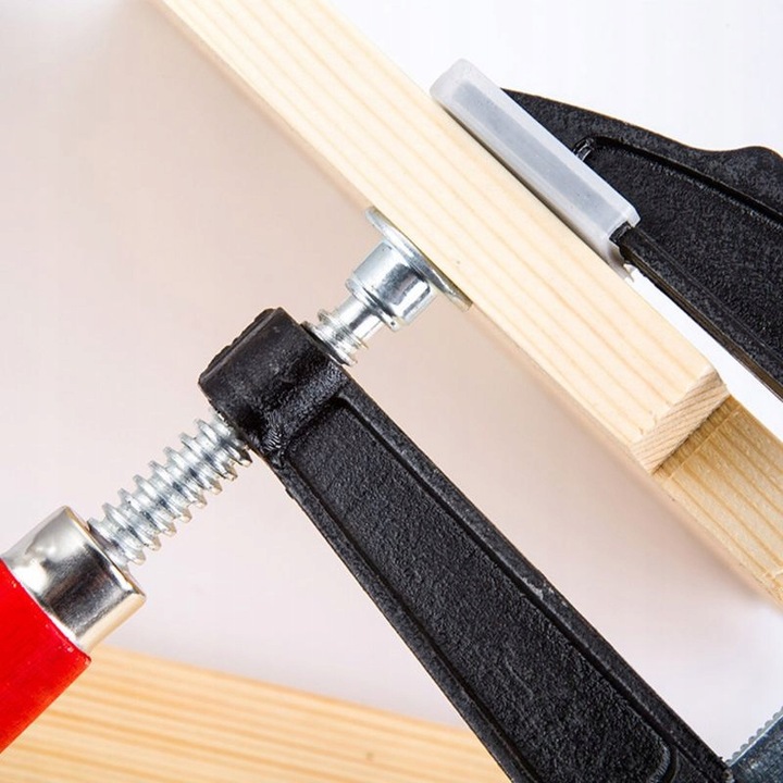 Ścisk stolarski śrubowy zacisk Typ F 150 mm