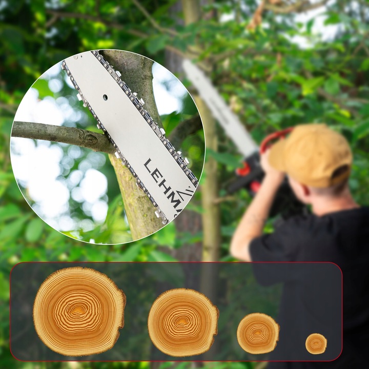 PIŁA ŁAŃCUCHOWA PILARKA AKUMULATOROWA GAŁĘZIÓWKA DREWNA MOCNA AKU 40V