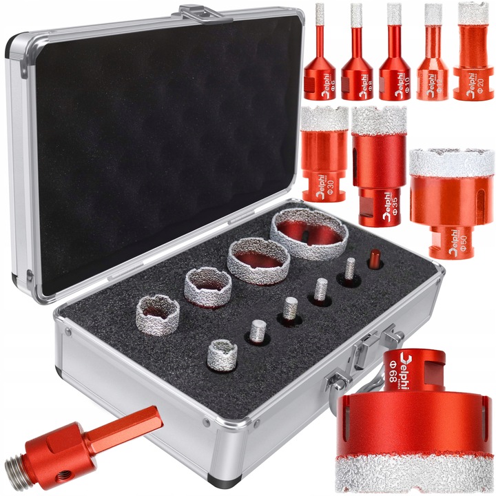 OTWORNICA DIAMENTOWA KORONKA DO GRESU ZESTAW ⌀