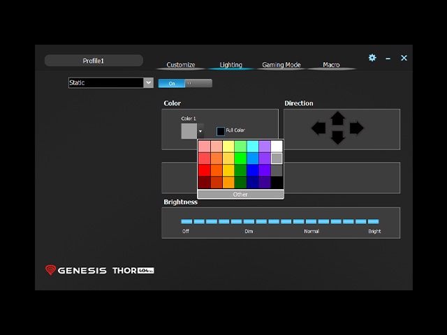 Klawiatura mechaniczna Genesis Thor 404 TKL Gateron Yellow PRO NKG-2069