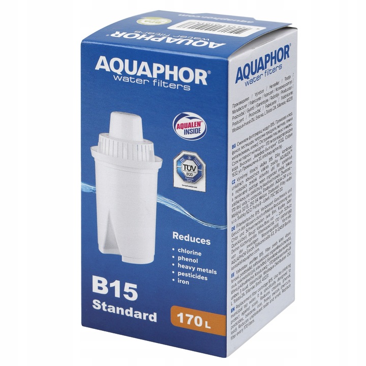 6x Wkład filtrujący Wodę Filtr do Dzbanka Aquaphor B15 (B100-15)
