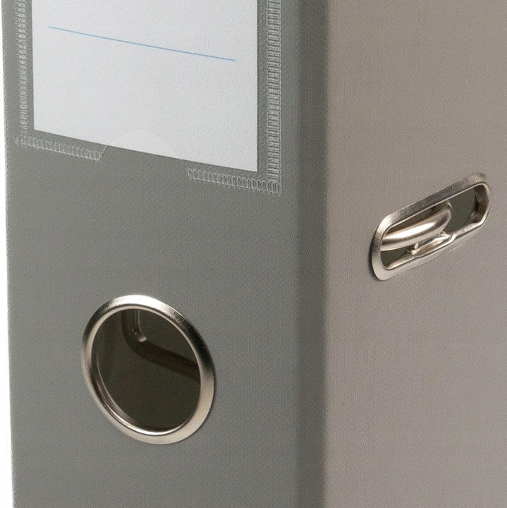 SEGREGATOR A4 SZEROKI 75mm OKUTY SZARY x 5 szt